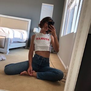 STOKED ~~~~ crop top
